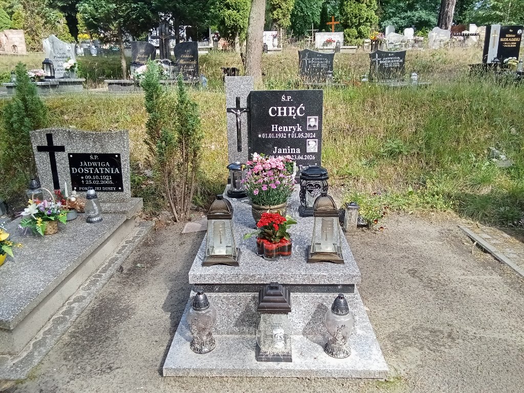 Grób Janina Chęć